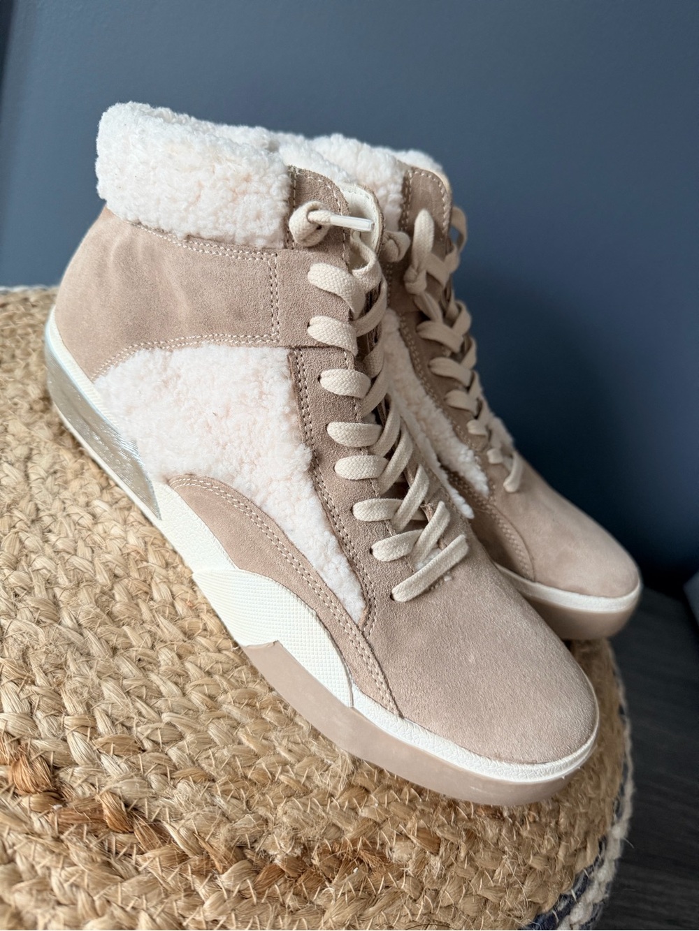 Dolce Vita Zilvia Plush High Top Sneakers